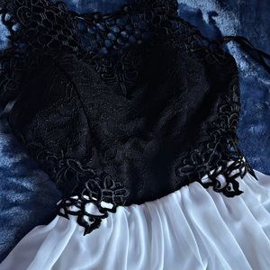 City Triangles Black & White Dress